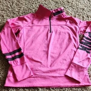 Victoria's Secret Pink Label Pullover 3/4 Zip Womans Size Large